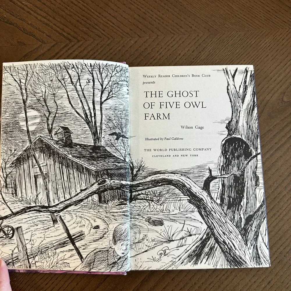 The Ghost of Five Owl Farm Wilson Gage Paul Galdone 1966 Weekly Reader Book